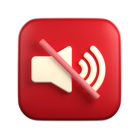 Ringer Mode Silent  3D Icon