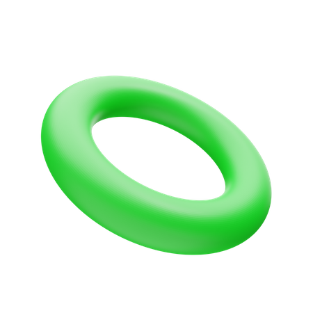 Ringform  3D Illustration