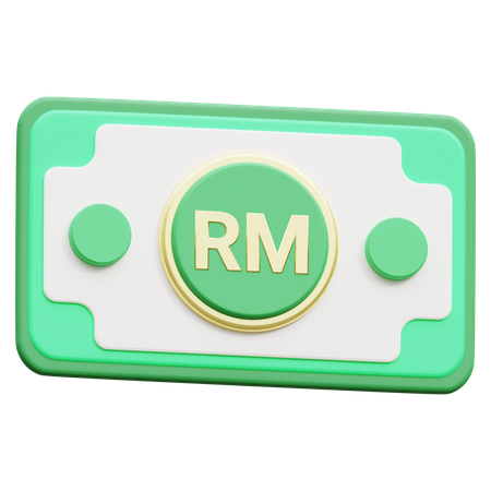 Ringgit  3D Icon