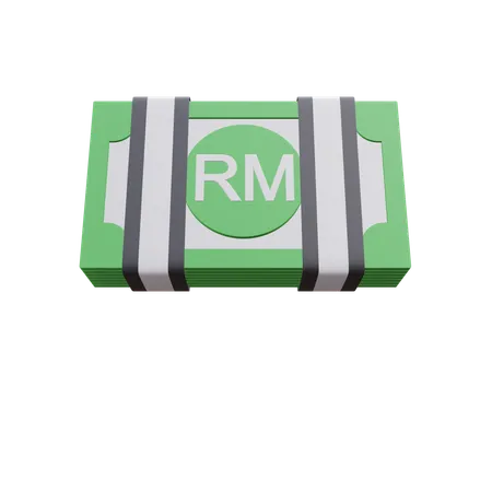 Ringgit Bundle  3D Icon