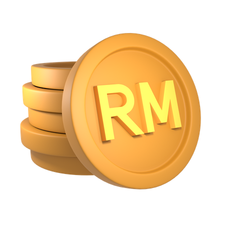 Ringgit malaio  3D Icon