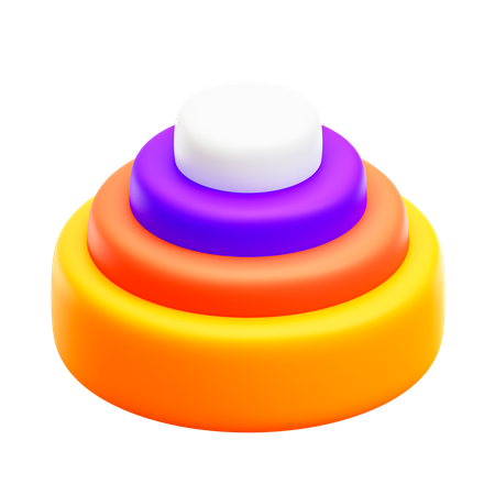 Ringdiagramm  3D Illustration