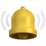 3d ringing bell illustration