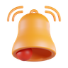 ringing bell 3d logo