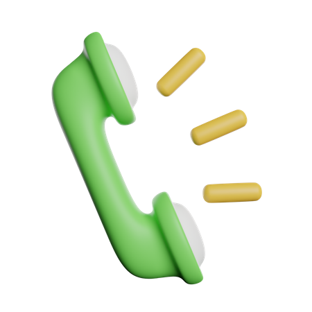 Ringing Phone  3D Icon