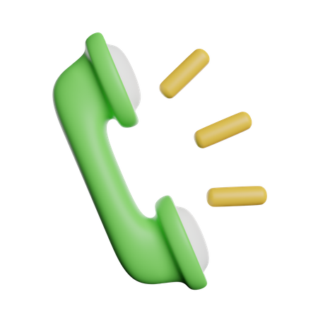 Ringing Phone 3D Icon