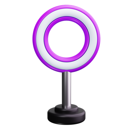 Ringlicht  3D Icon