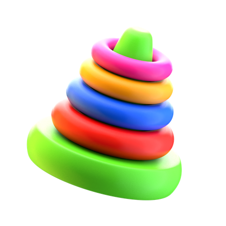 Ringpyramide  3D Icon