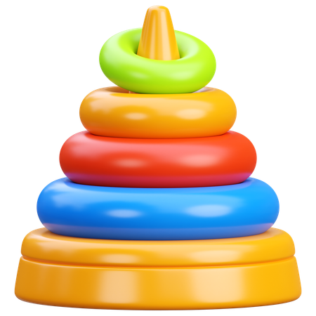 Ringpyramide  3D Icon