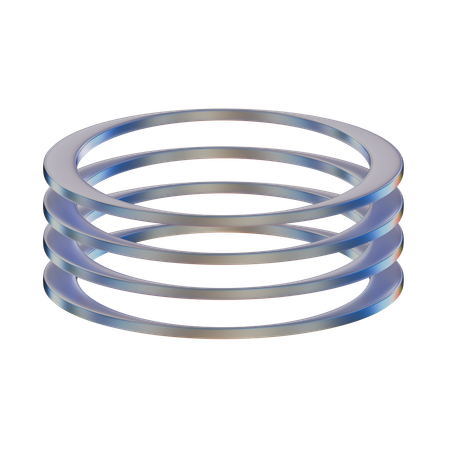 Rings Abstract  3D Icon