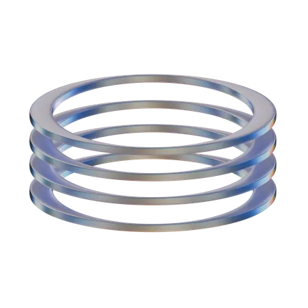 Rings Abstract  3D Icon