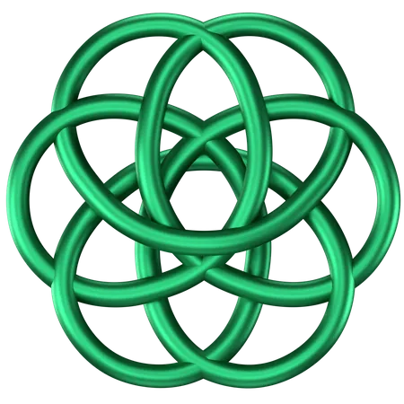 Rings Abstract Shape  3D Icon