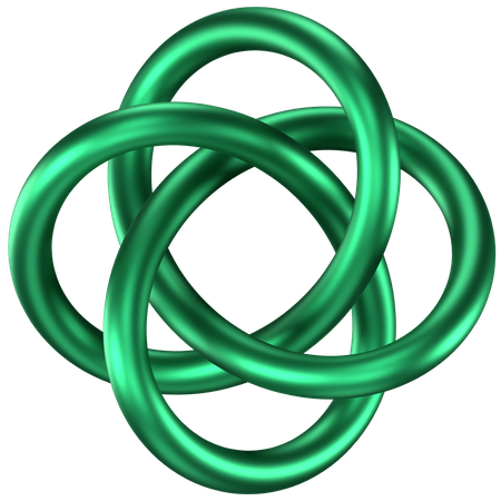 Rings Abstract Shape  3D Icon