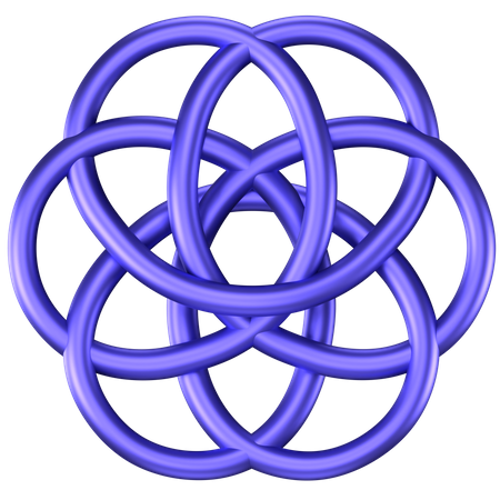 Rings Abstract Shape  3D Icon