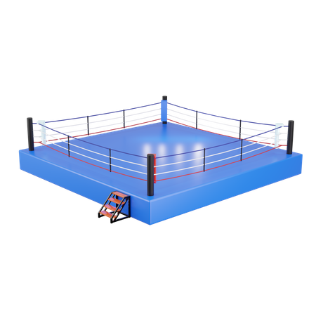 Ringue de boxe  3D Illustration