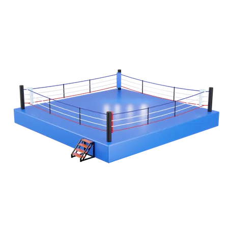 Ringue de boxe  3D Illustration