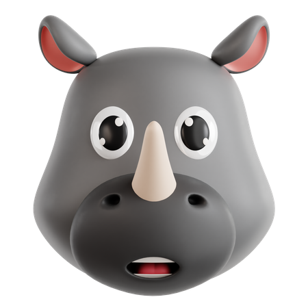 Rinoceronte  3D Icon