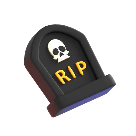 Halloween Tomb 3 D Icon 3D Icon
