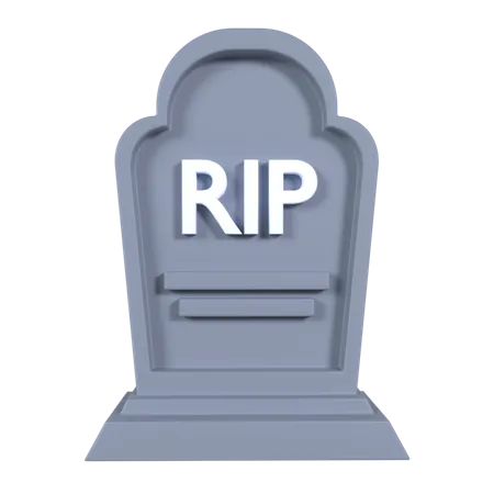 Rip Tombstone 3 D Illustrations 3D Icon