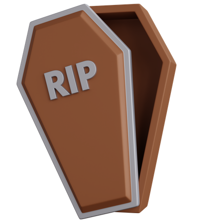Rip Coffin  3D Icon