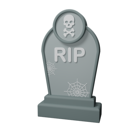 Rip Tombstone  3D Icon