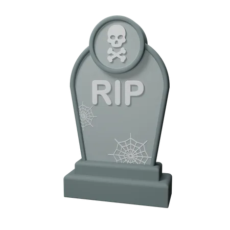 Rip Tombstone  3D Icon