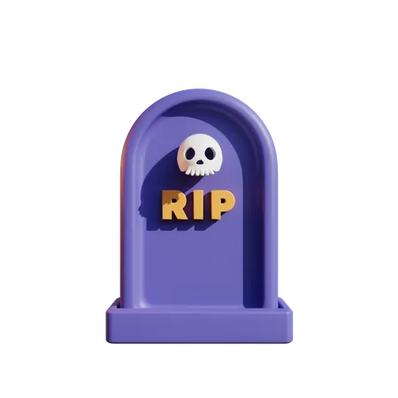 Rip Tombstone  3D Icon