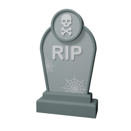 Rip Tombstone 3D Icon