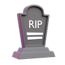 rip tombstone 3d logos
