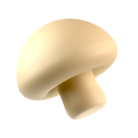 Ripe Mushroom  3D Icon