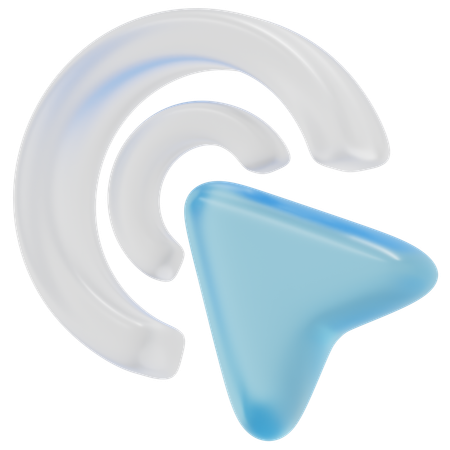 Ripple Click Effect  3D Icon