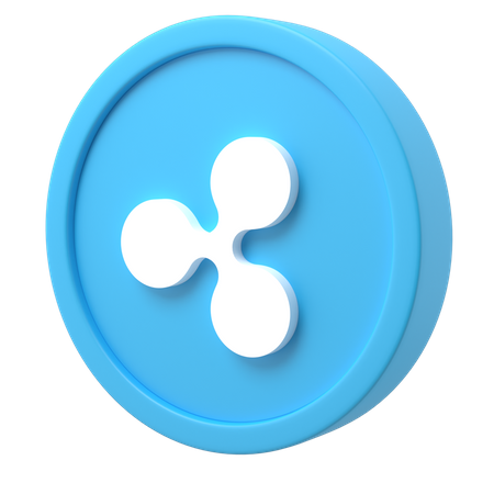Ripple Coin  3D Icon