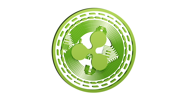 Ripple Coin  3D Icon