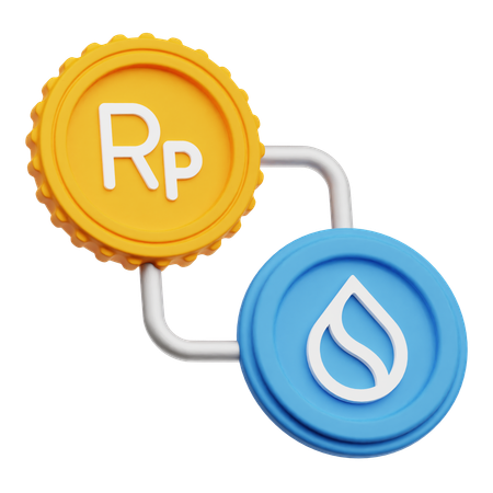 Ripple Exchange  3D Icon