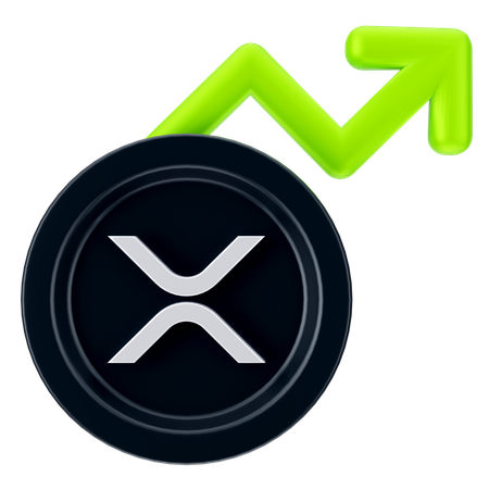 Ripple Growth  3D Icon