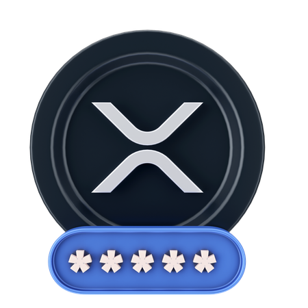 Ripple Password  3D Icon