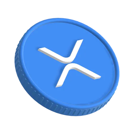 Ripple XRP  3D Icon