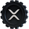 ripple xrp coin 3d logo
