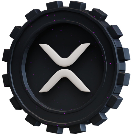 Ripple-XRP-Münze  3D Icon