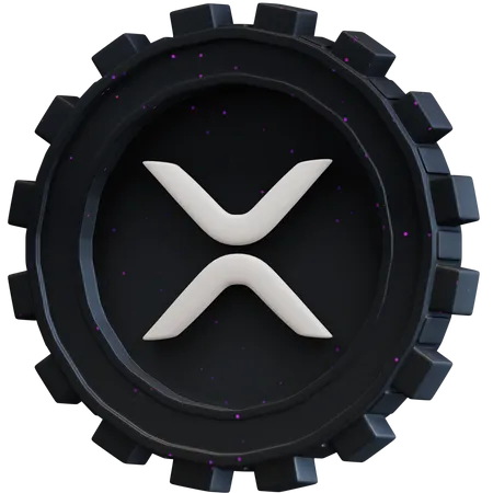 Ripple-XRP-Münze  3D Icon