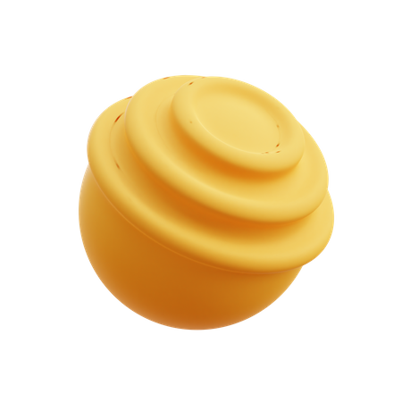 Rippled Sphere 3D Icon
