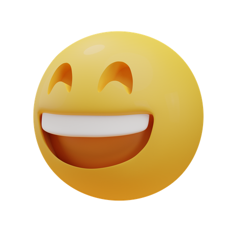 En riant  3D Emoji