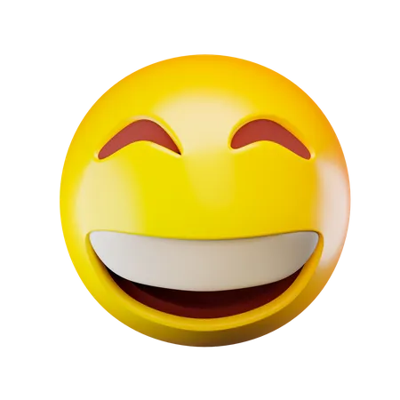 En riant  3D Emoji