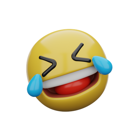 En riant  3D Emoji