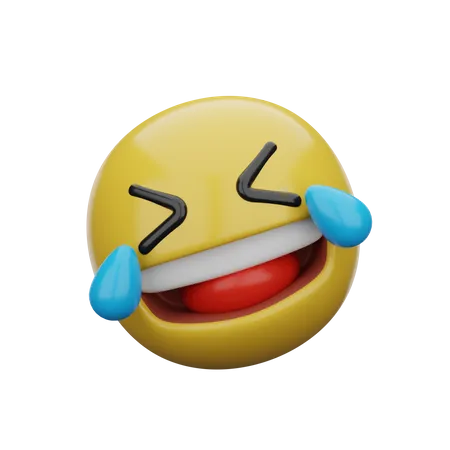 En riant  3D Emoji