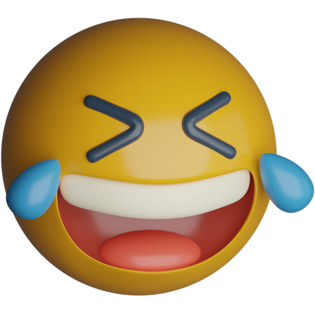 Rire avec des larmes  3D Icon