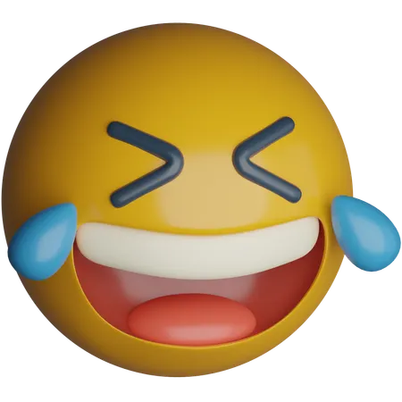 Rire avec des larmes  3D Icon