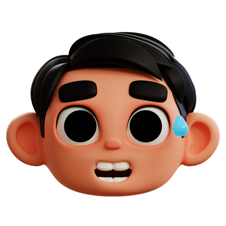 Emoji riant  3D Icon