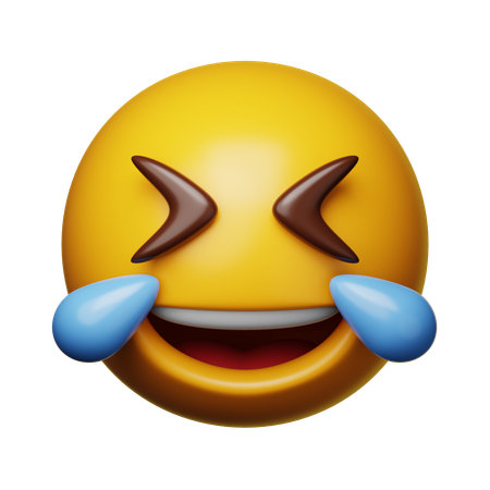 Emoji riant  3D Icon