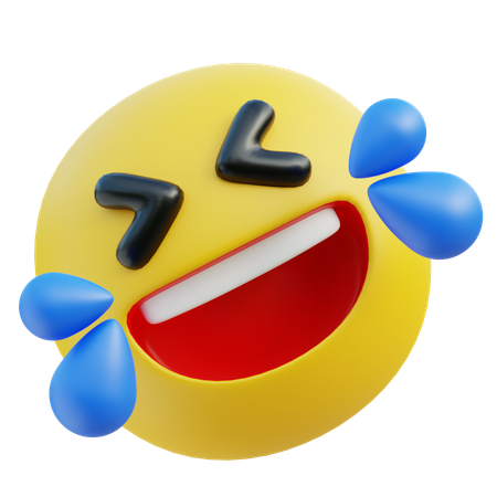 Emoji riant  3D Icon